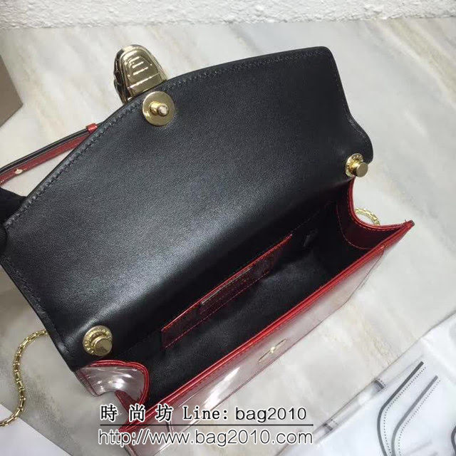 BVLGARI寶格麗 漆皮系列 時尚百搭 單層單鏈 單肩斜挎包 39174 FYD1378